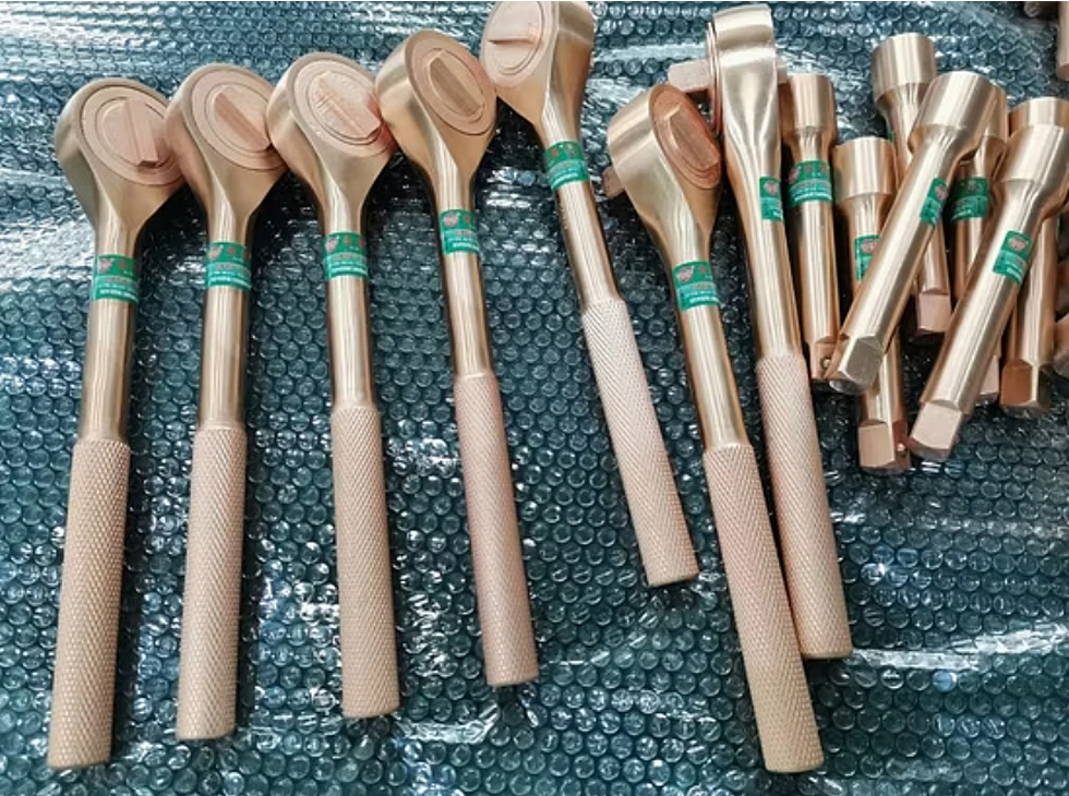 Трещотка искробезопасная 1" Al-Br X-Spark 120-1008