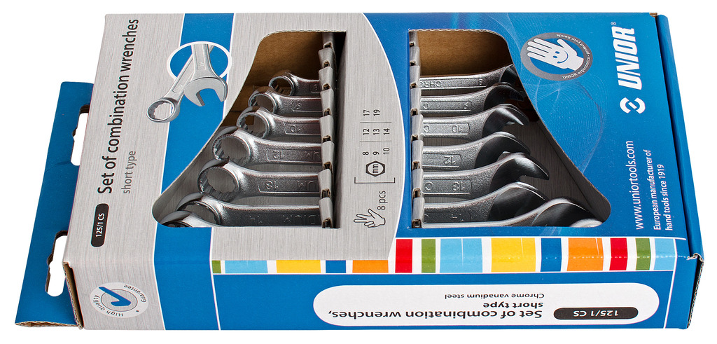 Набор ключей комбинированных 8-19mm UNIOR 603711