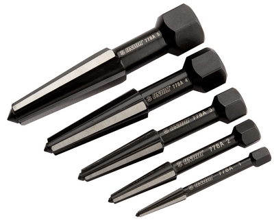 Набор экстракторов винтов двусторонних, M3 - M18 (5 предм.) UNIOR 616830