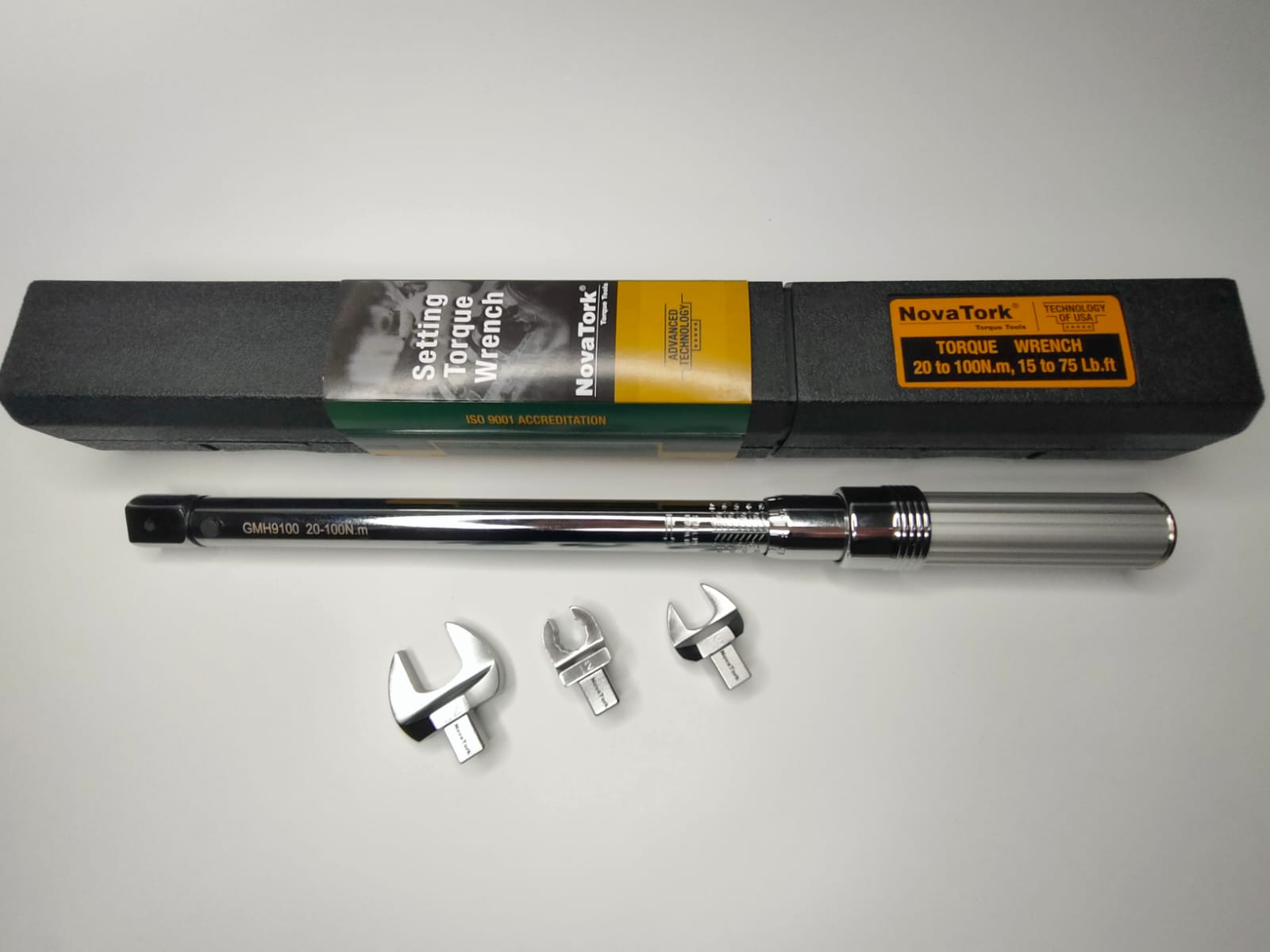 Ключ динамометрический 9x12mm 20-100Nm NovaTork GMH9100