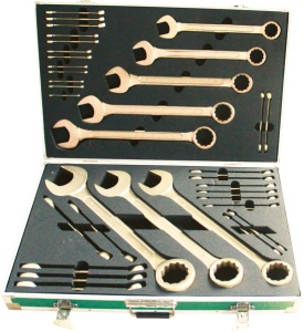 Набор ключей комбинированных 6-70 мм. (35 пр.) AL-BR X-SPARK No.AA15-35