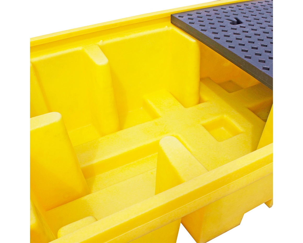 Поддон для еврокубов IBC 2 x 1000L 2345x1280x640mm ROMOLD BB2FW