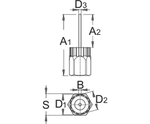 Съёмник звёздочки с направляющим штифтом UNIOR 616067