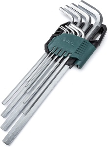 Набор имбусовых ключей удлиненных 1/16 - 3/8" (12пр.) SATA ST09104SJ