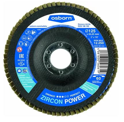 Круг лепестковый D125 Z60 Inox&Metal OSBORN 5232176100