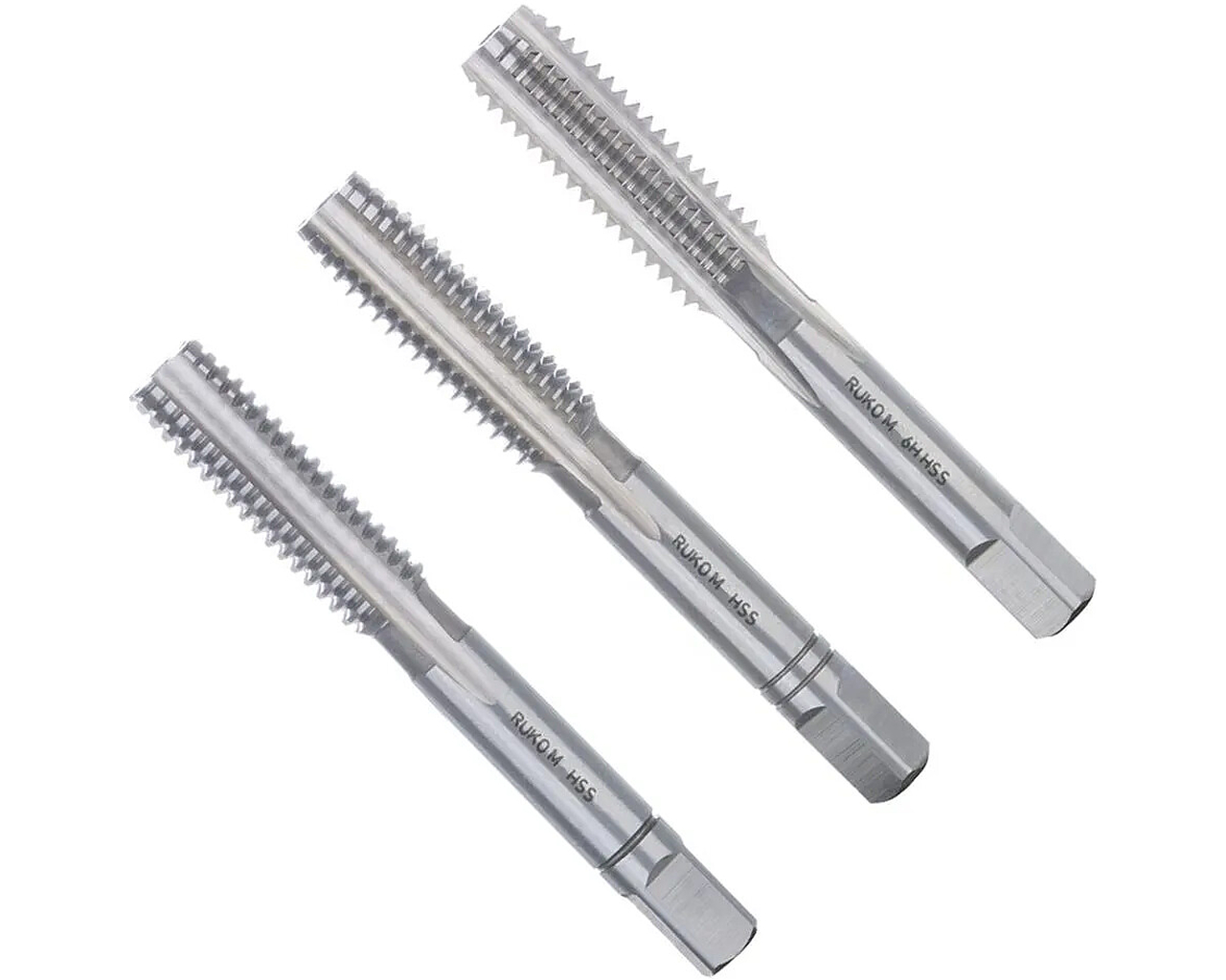 Набор метчиков трехпроходных 16x2,0mm (3 метчика) RUKO 230160