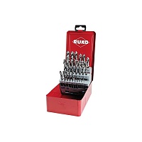 Набор сверел 29шт 1/16"-1/2"x1/64" HSSE-G DIN338 RUKO 214851 (шт.)
