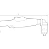 Гайковерт моментный угловой аккумуляторный SDM BATTERY 1400P RAD 400203