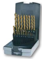 Набор сверел 19шт 1.0-10мм HSS-G TiN DIN338 TL 3000 RUKO 258214TRO