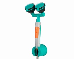 Душ аварийный для глаз ручной, 2 головки, наклон 45° B-SAFETY BR714025