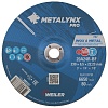Круг шлифовальный D230X6,5X22,23 Inox&Metal 20A24R-BF Metalynx PRO 388334