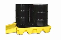 Поддон для предотвращения проливов на 4 бочки, 51,5" x 51,5" x 8" (1645) CHEMTEX CON0120