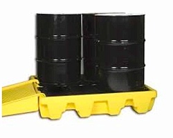 Поддон для предотвращения проливов на 4 бочки, 51,5" x 51,5" x 8" (1645) CHEMTEX CON0120