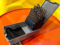 Набор сверел 29шт 1/16"-1/2"x1/64" HSSE-Co 5 DIN338 RUKO 215851RO