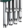 Набор имбусовых ключей удлиненных Tamper-Proof TORX шариком (9 предм.) T10-T50 SATA ST09715