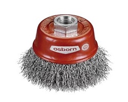 Щетка чашечная D60 M14x2,0 гофрированная Inox OSBORN 0002613361