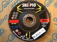 Круг лепестковый D125 Z60 Inox&Metal LBD-K SKORPIO 265400