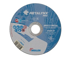 Круг отрезной D125х1,0 Inox&Metal 20A60R-BF Metalynx PRO 388229