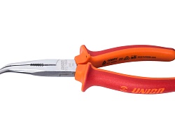 Плоскогубцы удлинённые изогнутые изолированные 170mm 1000V UNIOR 610438