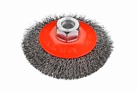 Щетка коническая D100x16 M14х2,0 гофрированная Metal OSBORN 2008512161