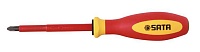 Отвертка фигурная изолированная #3*150мм SATA ST61214SC