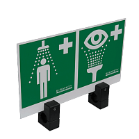 Знак информационный для аврийных душей B-SAFETY BR 870 100