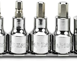 Набор торцевых головок с шестигранными битами 1/2" 9пр SATA ST09057-02