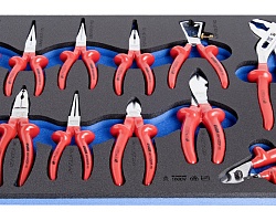 Набор изолированного шарнирно-губцевого инструмента 12пр. 964VDE3 UNIOR 621786