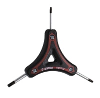 Ключ трехсторонний TORX RED 10-15-25мм. UNIOR 624911