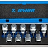 Набор головок торцевых 1/2" TX 20-60 9пр UNIOR 603657 