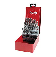 Набор сверел 25шт 1.0-13мм HSS-G DIN338 RUKO 214215