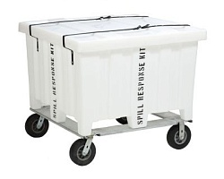 Тележка для наборов по сбору нефтепродуктов XL 44" x 44" x 29.5", 8" CHEMTEX KIT1061