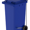 Контейнер мусорный п/э 120л. цвет синий
