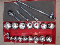 Набор торцевых головок с принадлежностями 36-80 мм 1" 21пр X-Spark 4313-21