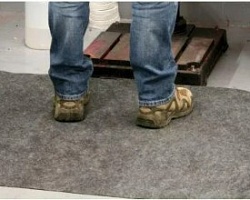 Коврик иглопробивной, серый, индустриальный OILM6000 RNP CHEMTEX OILM6000