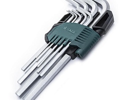 Набор метрических длинных шестигранных ключей 9пр. SATA ST09107ASJ