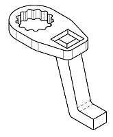 Упор реактивный удлиненный RAD 24814