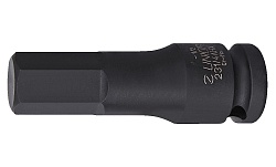 Головка ударная 1/2" с шестигранником 17mm UNIOR 615224