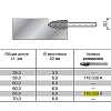 Борфреза круглоконическая F 12x25x6мм RUKO 116033