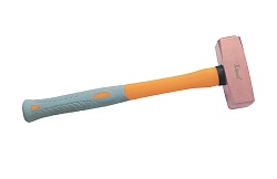 Кувалда медная 5000 г. немецкого типа с пластиковой ручкой Al-Br X-Spark 2204A-1018