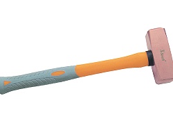 Кувалда медная 5000 г. немецкого типа с пластиковой ручкой Al-Br X-Spark 2204A-1018