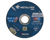 Круг отрезной D115х3,0 Inox&Metal 20A30R-BF Metalynx PRO 388277 