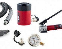 Цилиндр гидравлический 30т. с ручным насосом и принадлежностями BVA SP10-3002T