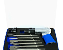 Молоток ударный пневматический с набором зубил UNIOR 619964