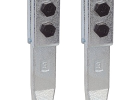 Захват - лапа для двухзахватных съемников 2шт. 200mm KUKKO 3-200-P