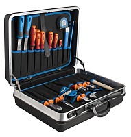 Набор инструментов изолированных в чемодане UNIOR 608541