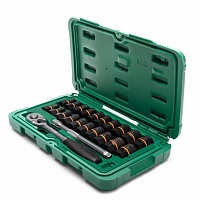 Набор торцевых головок для поврежденного крепежа 1/4" 3/8" 23пр SATA ST09138