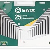 Набор шестигранных ключей метрических/SAE (25шт) SATA ST09120SJ