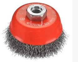 Щетка чашечная D125 M14x2,0 гофрированная Metal OSBORN 2008613165