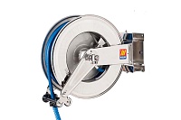 Катушка автоматическая поворотная WATER 150° AISI 304 200bar 1/2" 30m MECLUBE 071-2504-430